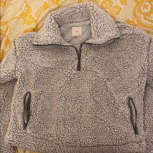 Sherpa half zip!!